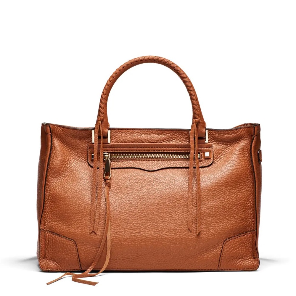 Rebecca Minkoff Regan Almond Satchel with Gold Hardware